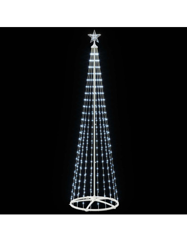 Albero di Natale a cono LED 250 cm 470 LED Bianco freddo