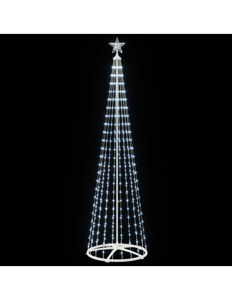 Albero di Natale a cono LED 250 cm 470 LED Bianco freddo
