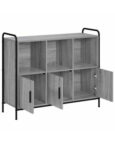 Credenza Sonoma grigio 97 x 33 x 81 cm Legno ingegnerizzato