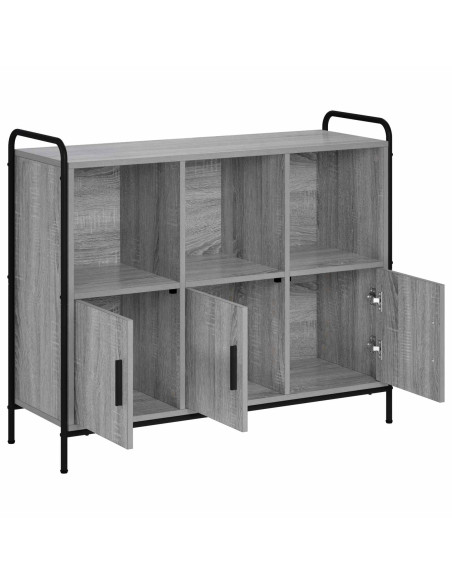 Credenza Sonoma grigio 97 x 33 x 81 cm Legno ingegnerizzato