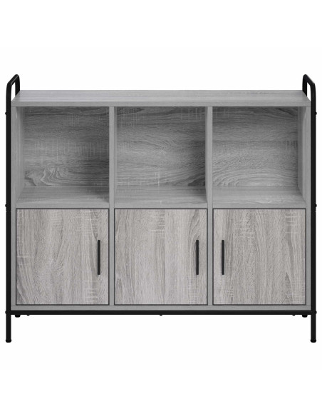 Credenza Sonoma grigio 97 x 33 x 81 cm Legno ingegnerizzato