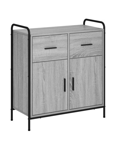 Credenza Sonoma grigio 97 x 33 x 81 cm Legno ingegnerizzato