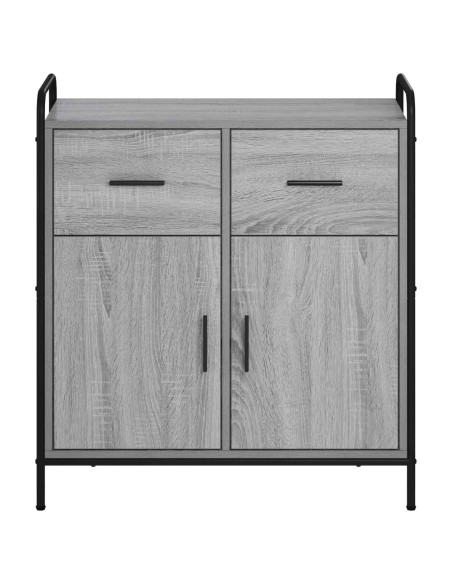 Credenza Sonoma grigio 97 x 33 x 81 cm Legno ingegnerizzato