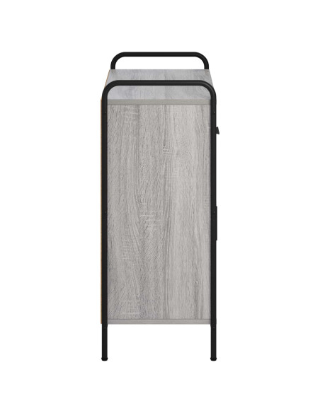 Credenza Sonoma grigio 97 x 33 x 81 cm Legno ingegnerizzato