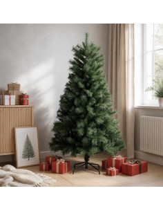 Albero di Natale Artificiale con Rami Pieghevoli 180 cm