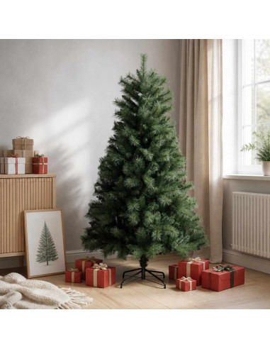 Albero di Natale Artificiale con Rami Pieghevoli 180 cm