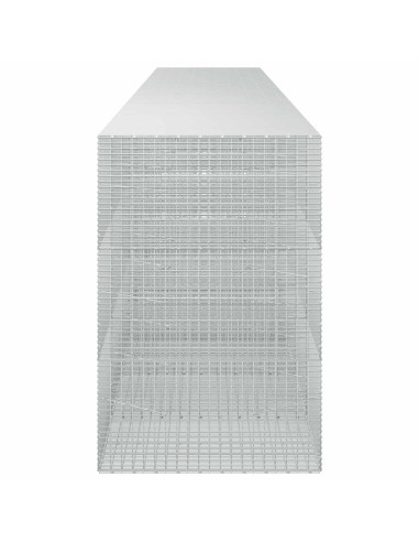 Gabione con Filo da 5 mm e Rete da 5x2,5 cm 850x100x150 cm
