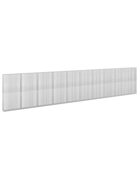 Gabione con Filo da 5 mm e Rete da 5x2,5 cm 1000x30x200 cm
