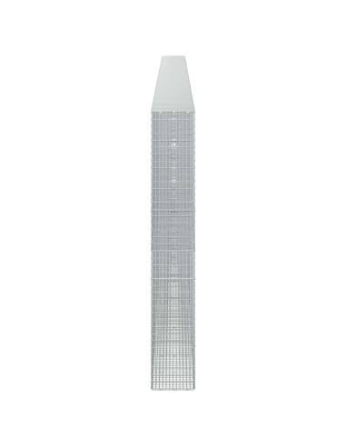 Gabione con Filo da 5 mm e Rete da 5x2,5 cm 1000x30x200 cm