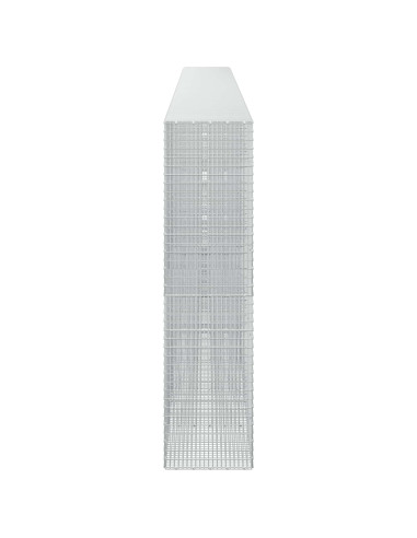 Gabione con Filo da 5 mm e Rete da 5x2,5 cm 900x50x200 cm