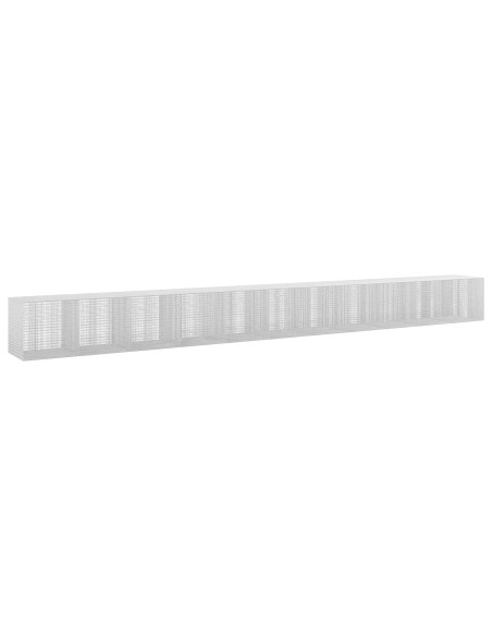 Gabione con Filo da 5 mm e Rete da 5x2,5 cm 1100x100x100 cm
