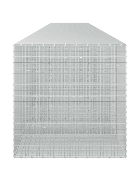 Gabione con Filo da 5 mm e Rete da 5x2,5 cm 1100x100x100 cm