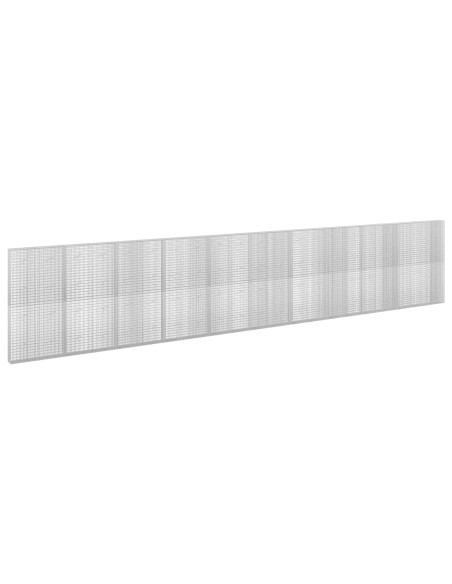 Gabione con Filo da 5 mm e Rete da 5x2,5 cm 1050x20x200 cm