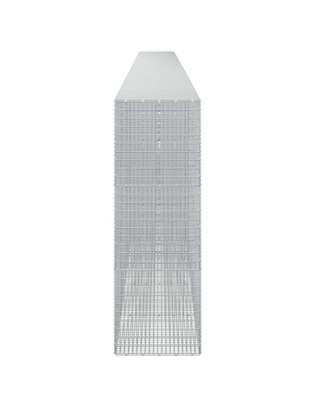 Gabione con Filo da 5 mm e Rete da 5x2,5 cm 1100x50x150 cm