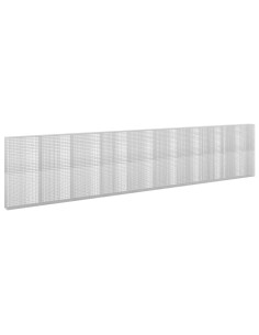 Gabione con Filo da 5 mm e Rete da 5x2,5 cm 950x30x200 cm 2
