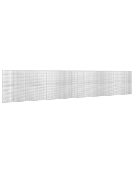 Gabione con Filo da 5 mm e Rete da 5x2,5 cm 1100x10x200 cm