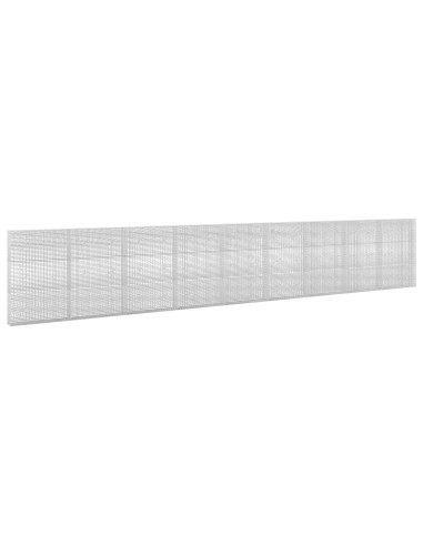 Gabione con Filo da 5 mm e Rete da 5x2,5 cm 900x20x150 cm