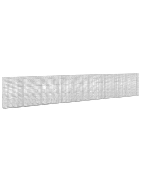 Gabione con Filo da 5 mm e Rete da 5x2,5 cm 900x20x150 cm