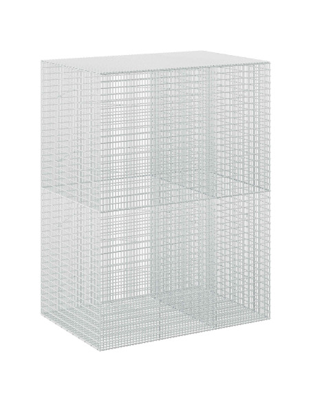 Gabione con Filo da 5 mm e Rete da 5x2,5 cm 150x100x200 cm