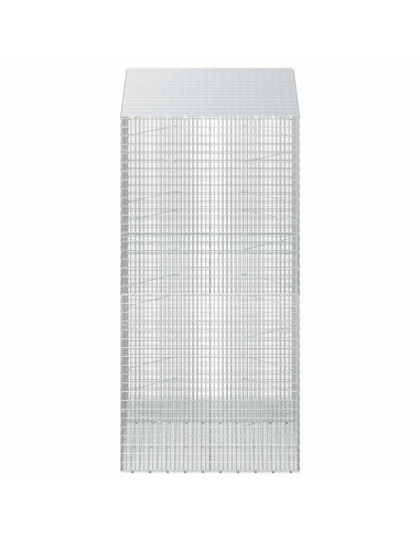 Gabione con Filo da 5 mm e Rete da 5x2,5 cm 150x100x200 cm