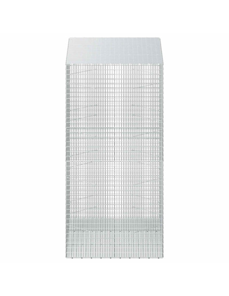 Gabione con Filo da 5 mm e Rete da 5x2,5 cm 150x100x200 cm