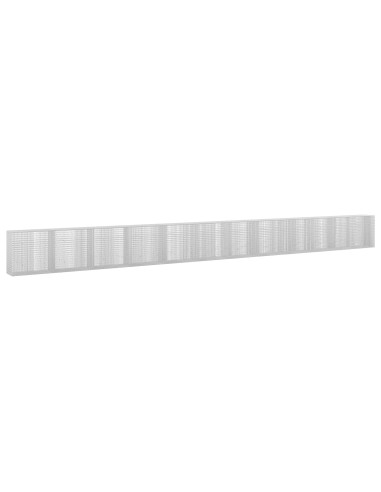Gabione con Filo da 5 mm e Rete da 5x2,5 cm 1150x50x100 cm
