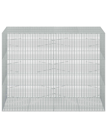 Gabione con Filo da 5 mm e Rete da 5x2,5 cm 200x100x150 cm