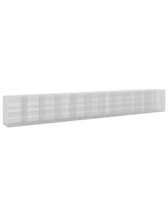 Gabione con Filo da 5 mm e Rete da 5x2,5 cm 1100x100x150 cm 2
