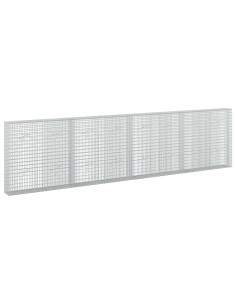 Gabione con Filo da 5 mm e Rete da 5x2,5 cm 400x20x100 cm 2
