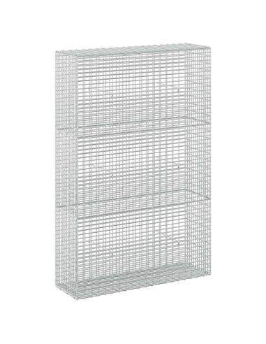 Gabione con Filo da 5 mm e Rete da 5x2,5 cm 100x30x150 cm