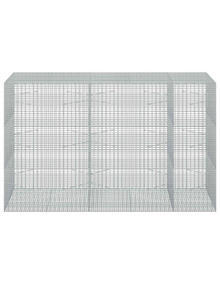 Gabione con Filo da 5 mm e Rete da 5x2,5 cm 250x100x150 cm