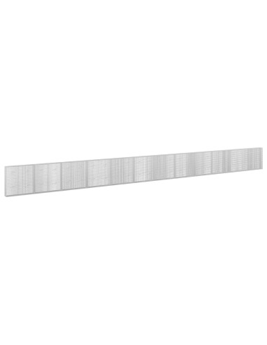 Gabione con Filo da 5 mm e Rete da 5x2,5 cm 1200x20x100 cm