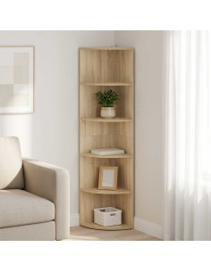 Mensola angolare 5 livelli 41,5 x 41,5 x 178 cm