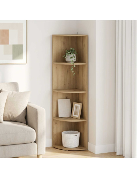Mensola angolare 4 livelli 31,5 x 31 x 130 cm