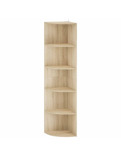 Mensola angolare 5 livelli 41,5 x 41,5 x 178 cm 2