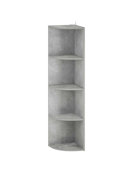 Mensola angolare 4 livelli 41,5 x 41,5 x 143 cm