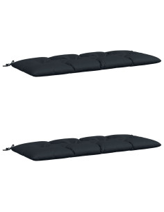 Cuscini per Panchina VIANEN 2 pz 100% Poliestere Blu Scuro 2