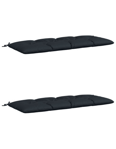 Cuscini per Panchina VIANEN 2 pz 100% Poliestere Blu Scuro