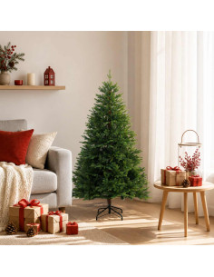 Albero di Natale Artificiale con Rami Pieghevoli 120 cm