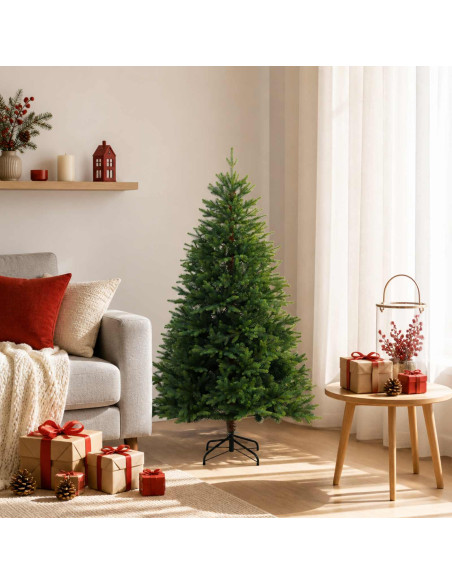 Albero di Natale Artificiale con Rami Pieghevoli 120 cm