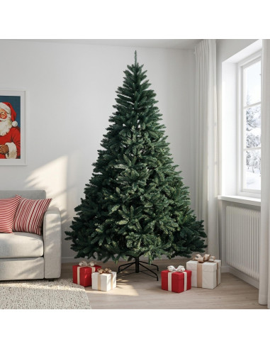 Albero di Natale Artificiale con Rami Pieghevoli 240 cm PVC