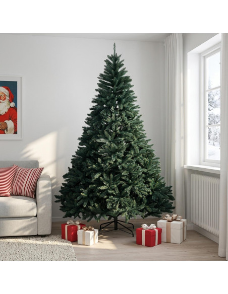 Albero di Natale Artificiale con Rami Pieghevoli 240 cm PVC