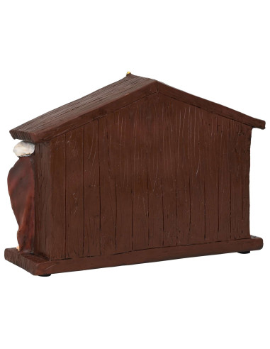 Presepio di Natale SALO 31 x 7,5 x 21,5 cm Resina Multicolore