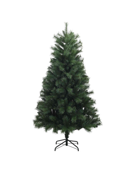 Albero di Natale Artificiale con Rami Pieghevoli 180 cm 300 LED
