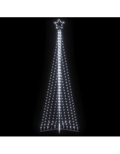 Albero di Natale a LED 495 LED Bianco Freddo 300,5 cm