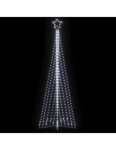 Albero di Natale a LED 495 LED Bianco Freddo 300,5 cm
