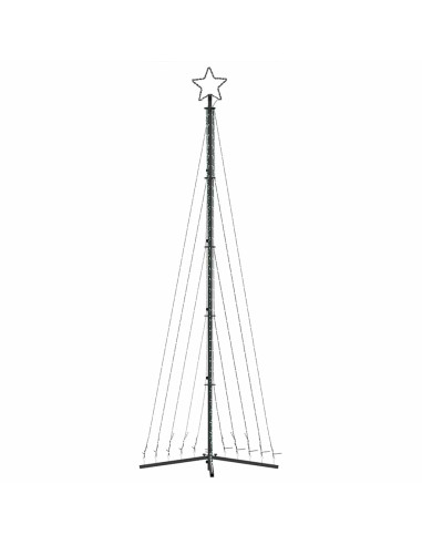 Albero di Natale a LED 495 LED Bianco Freddo 300,5 cm