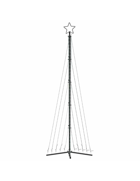 Albero di Natale a LED 495 LED Bianco Freddo 300,5 cm
