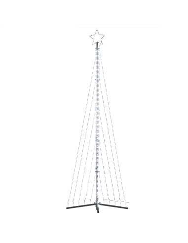 Albero di Natale a LED 495 LED Bianco Freddo 300,5 cm