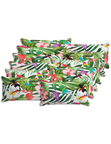 Cuscino 12 pz HOUTEN Multicolore 40 x 80 cm Poliestere